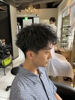 アイズ 海老名(AIZU) ショートアップバング メンズカット 眉毛カット 海老名 短髪