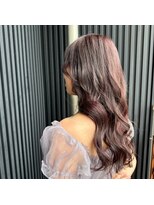 インパークス 北千住店(INPARKS)&nbsp;透明感大人カールハイライトカラーミルクティーピンク［北千住］