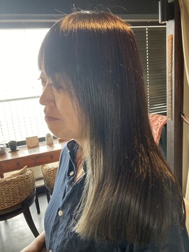 アンツ サザンリゾート 茅ヶ崎店(ANT'S Southern Resort) 前髪/アンブレラカラー/こなれミディ/イメチェン/ウェーブパーマ