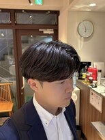 アルム オモテサンドウ(ALLM omotesando) 韓国風カルマパーマ 韓国ヘア メンズ 原宿 表参道