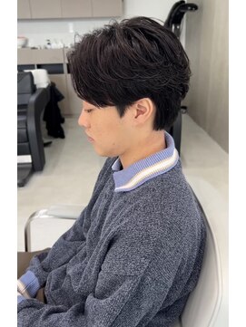 ホワイト(WHITE) ニュアンスパーマ　フェザーパーマ