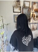 レイヤー×ブルーブラックカラー