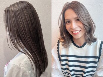 ムエベ(MUEBE)の写真/希少な≪質感再整カラー≫新登場！ヘアカラーと同時に質感再整が出来る♪指通りも滑らかに◎【髪質改善】