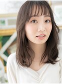 透け感バレイヤージュ黒髪エアストレートTb8戸頭20代30代40代