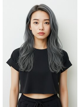 ライフイズ プレジャー 磐田中泉店(Life is… PLEASURE) #磐田　1ブリーチで作るシルバーグレー