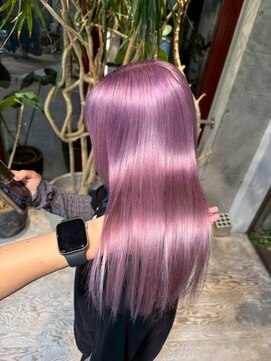 ヲタク(wotaku.) ラベンダーカラーパープルカラーパステルピンクハイトーンカラー