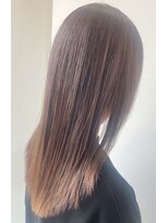 アルファ(Hair Salon alpha) 【大人可愛い×透明感】ハイライト×シアーベージュ