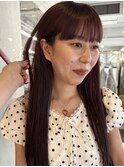 ボルドーカラーラベンダーカラーブラウンレッドブラウンカラー