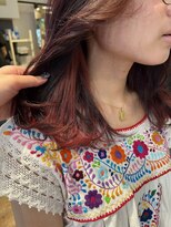 ヒップスアイズ(Hip's eyes)&nbsp;チェリーピンクのイヤリングカラー☆ヒップス大宮 北島奈那子