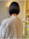 〈浅草 半個室〉前下がりショートボブ