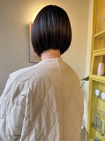 ヒントステーション(HINTSTATION)&nbsp;〈浅草 半個室〉前下がりショートボブ