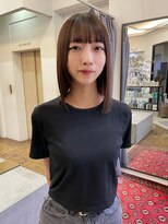 ヘアーアイスカルテット(HAIR ICI QUARTET) ◎30代40代小顔見せ美髪ストレートパーマミディアム◎