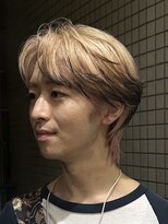 カウンター(COUNTER)&nbsp;メンズセンターパート×デザインカラー【初回 ￥14800】