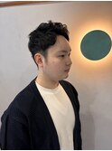 爽やかツーブロックショート