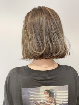 ソト 銀座(soto.) オリーブグレージュ/小顔に見せるヘア/ココアベージュ/ボブ