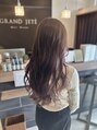 グランジュテ ヘアアンドスパ 真砂(GRAND JETE)&nbsp;デザインカラーも好きです！