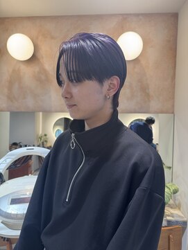 キャンバス バイ ネオリーブ 横浜西口(Canvas by neo.) 横浜★ハイトーンパープルカラーケアブリーチ