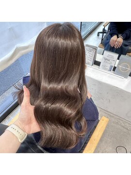 ビューバイネオリーブ 用賀店(Beau'r by neolive) 大人ガーリーダークアッシュ似合わせカットミディアムレイヤー