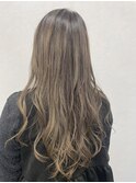 上尾美容室/ハイライト/上尾駅/グレージュカラー/ベージュカラー