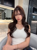 ロール 博多(Role)&nbsp;レイヤー/透明感カラー/似合わせカット/韓国ヘア/顔周り