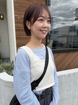 バーチミシマ(BIRCH mishima)&nbsp;ミニボブ×ピンクベージュ