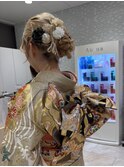 成人式【振袖】着付　ヘアセット