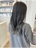 福山Caary人気No.1インナーグレージュ赤味除去寒色透明感カラー
