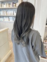 キャアリー(Caary)&nbsp;福山Caary人気No.1インナーグレージュ赤味除去寒色透明感カラー