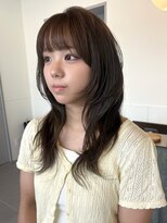 ローレンアオ(LOREN AO)&nbsp;ダークパープル/ナチュラルショート/ミルクブラウン/夏/矢場町