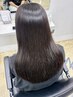 髪質改善プレミアムストレート+ケラチンTR ¥24500~