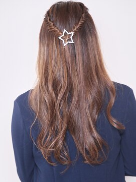 美容室ソラ 小岩店(sora) 【小岩】☆お手軽な編み込み☆ハーフアップスタイル☆【小岩】