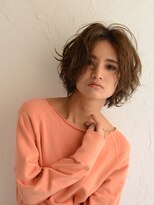 アース コアフュールボーテ 北小金店(EARTH coiffure beaute) 無造作感がポイント★セミウェットボブ【ＥＡＲＴＨ北小金】