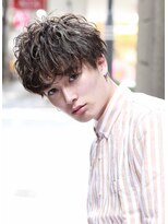 リップスヘアー 銀座(LIPPS hair)&nbsp;パーマスマートマッシュラフ無造作ツーブロック刈り上げビジカジ