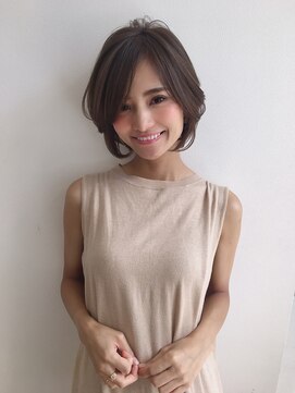 サンド 表参道(sand) 大人綺麗なラフショートボブ