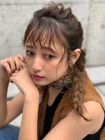 オースティン 錦糸町(AUSTIN)&nbsp;AUSTIN イルミナカラーが際立つ編み込み着付けヘアセット