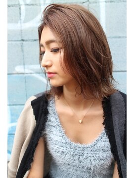 ジャコ ヘアー(jako HAIR) 【jako】レイヤーボブデザインカラーベージュ 3Dカラーウルフ