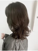 大人ミディ＊顔まわりレイヤースタイル