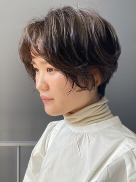 カッツ 東尾道店(CUT S) くせ毛風コテ巻きshort