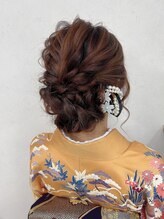 ヘアーセットサロン ピンキー(Hairset Salon Pinky) Pinky..和装シニヨンヘアセット