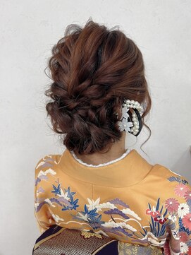 ヘアーセットサロン ピンキー(Hairset Salon Pinky) Pinky..和装シニヨンヘアセット