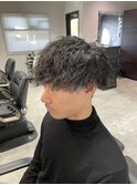 強めツイスパ×マッシュ