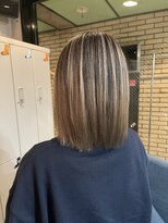 ラフ(LAFF)&nbsp;#黒髪#ボブルフ#ネビージュ#小顔#ワンレン