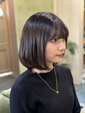 グレースマンカフェ(GRACE MAN CAFE) アゴ下ラインのボブスタイル