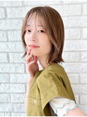シルキーベージュ×ナチュラルボブ