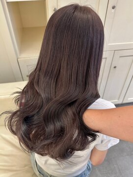 ベレーザ 原宿(Beleza) 4682髪質改善グレージュカラーレイヤーロング韓国ワンホンヘア