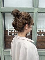 ルーモ(Lumo)&nbsp;ヘアアレンジ/お呼ばれヘア／お団子アレンジ