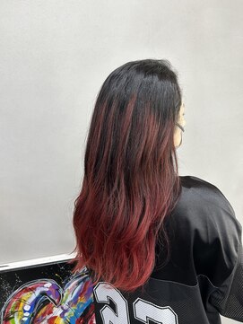 人にやさしく グラデーションレッド