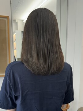 シベル(sibell) ロブ/切りっぱなし/ブリーチなし/透明感/アッシュ/ベージュ