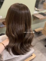 メイ 池袋(mei)&nbsp;ミルクティーカラー/ブリーチなし/ミルクティー/冬カラー