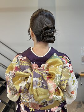 ヌープヘアーアイス(NUUP.hair ici) 20代30代40代◎結婚式和装こなれ大人まとめ髪シニヨン